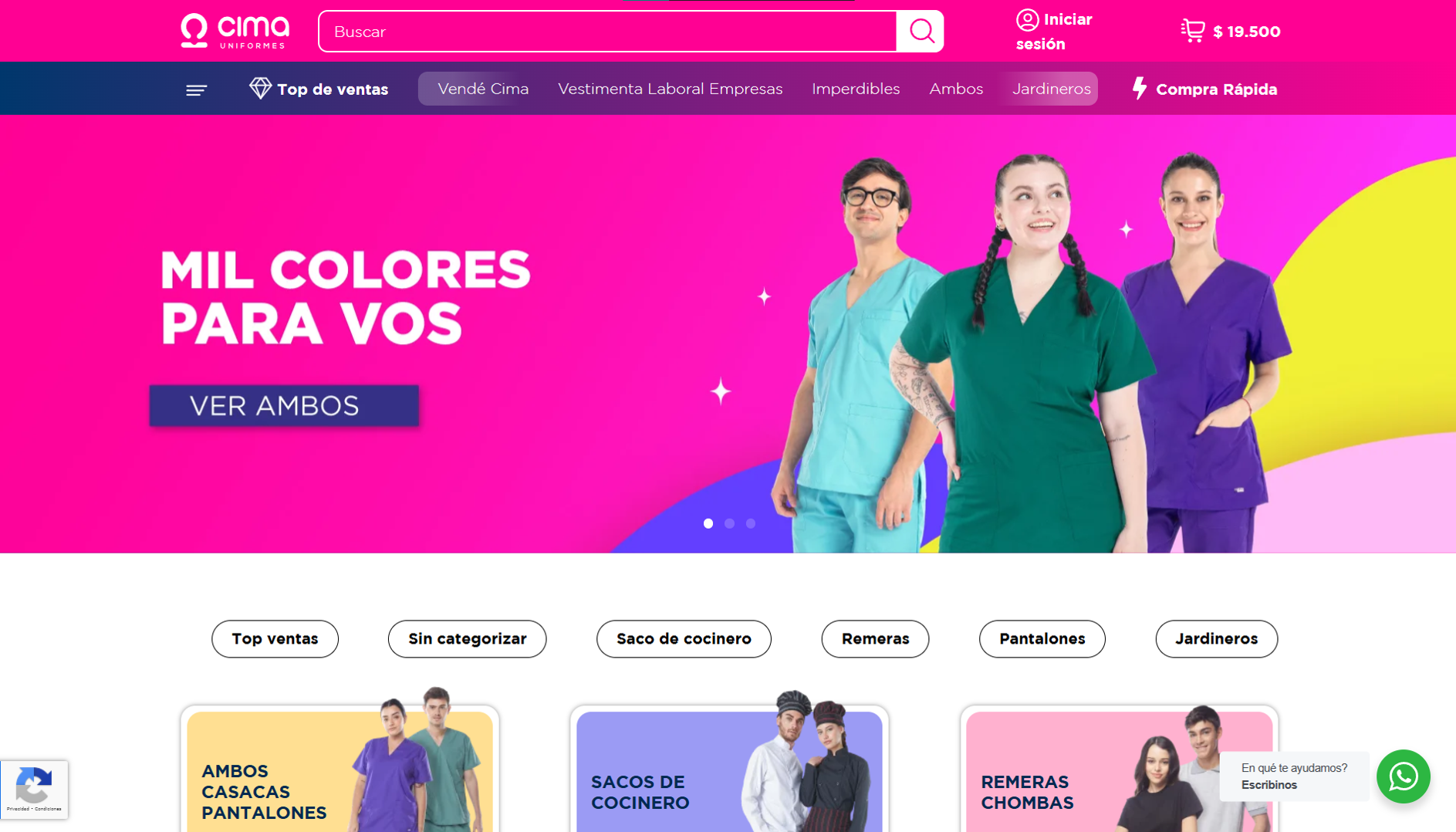 Proyecto: Cima Uniformes